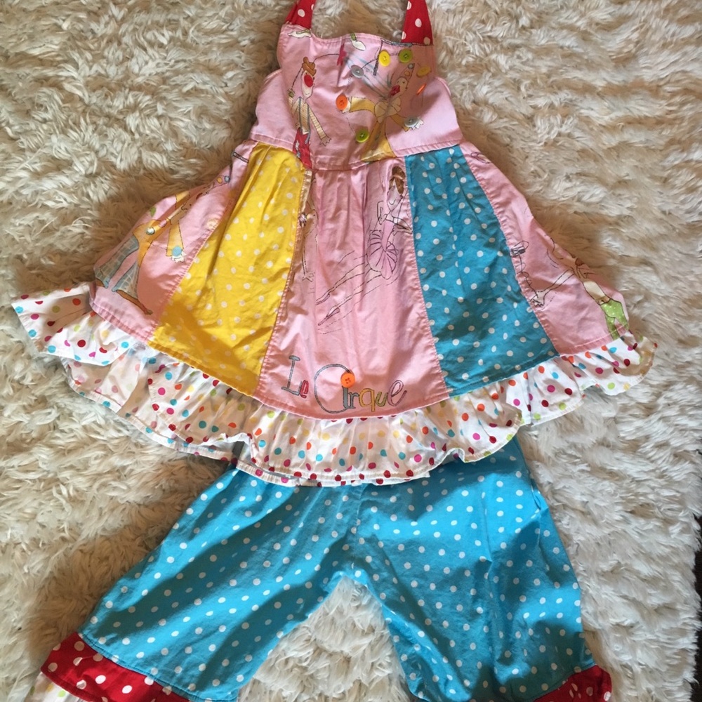 Custom sewn circus carnival 🎡 birthday outfit